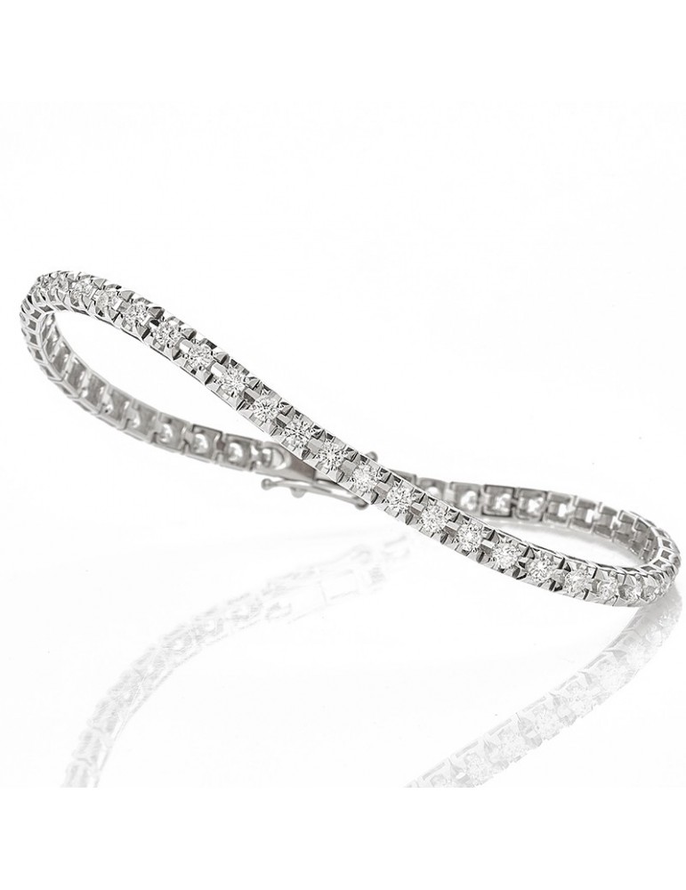 Bracciale Tennis Crieri - Victoria - Oro - Diamanti 1,18 ct - BTEVIK105WG1200