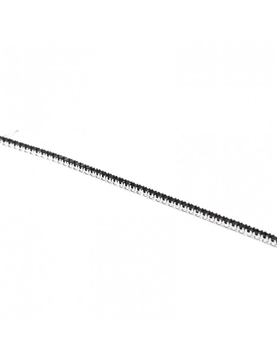 Davite & Delucchi Tennis Bracelet - in 18 carat White Gold with Black Diamonds 4.00 ct - 0