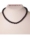 Rajola Woman's Necklace - Nagoya with Black Onyx 8mm - 0