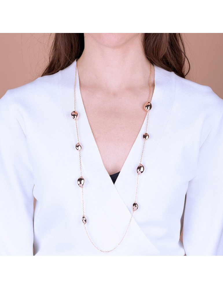 Collana Bronzallure Donna - Purezza - Pepite Rose Gold - WSBZ01180R