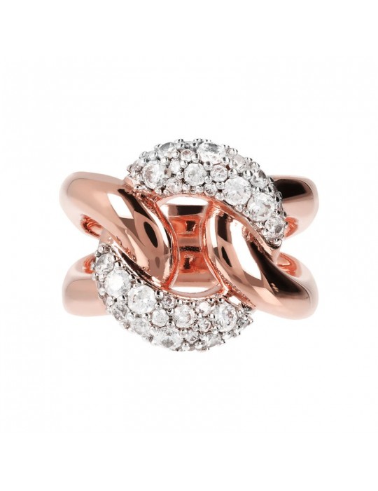 Bronzallure Woman's Ring - Altissima Maxi Chain with Pav - 0