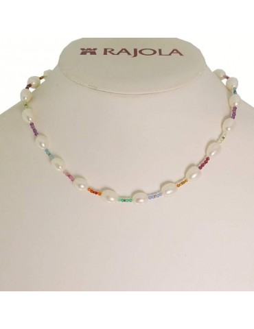 Collana Rajola - Cecilia - Perle - Tormalina - Granato - Apatite - 546876C