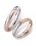 Faith Polello Man - Bicolor in Rose Gold and 18K White Gold - 0