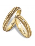 Fede Polello Donna - Oro Giallo 18 carati - Diamanti Naturali - 3274DG