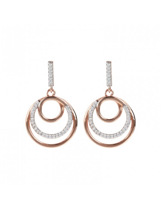 Orecchini Bronzallure - Altissima - Cerchi - Cubic Zirconia-WSBZ01596W