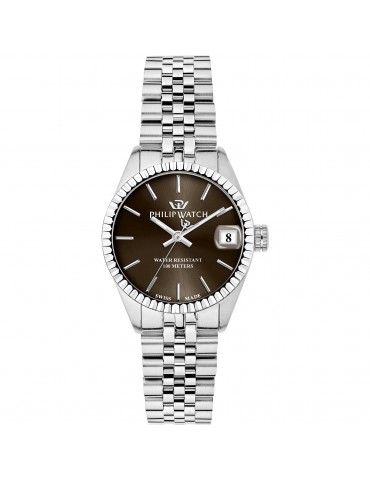 Orologio Philip Watch - Caribe - Datario - 31mm Marrone - R8253597612