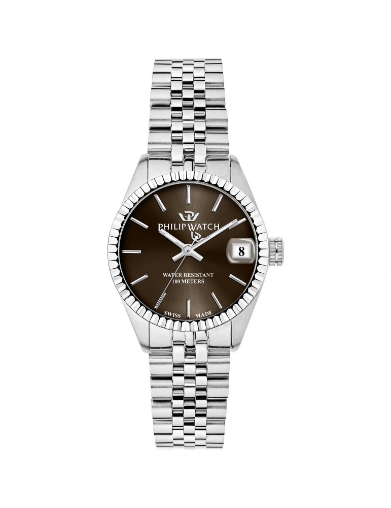 Philip Watch Woman's Watch - Caribe Time and Date 31mm Brown - 0