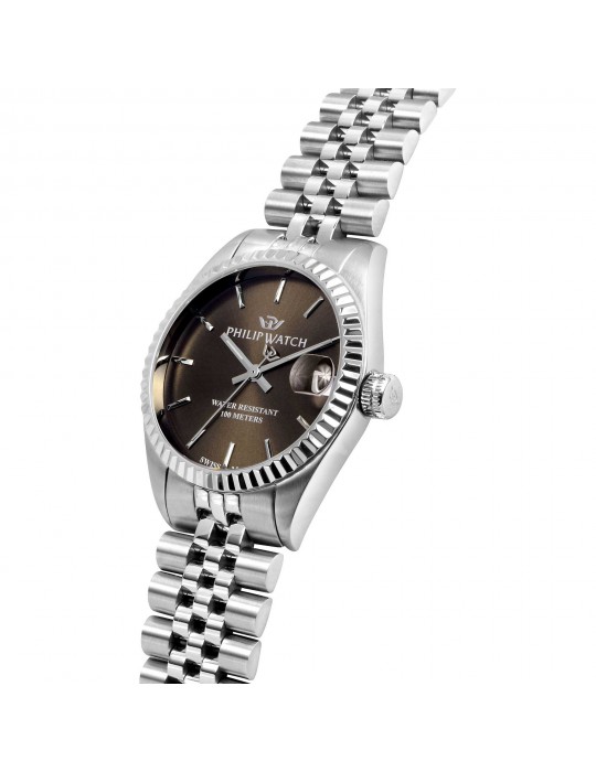 Philip Watch Woman's Watch - Caribe Time and Date 31mm Brown - 0