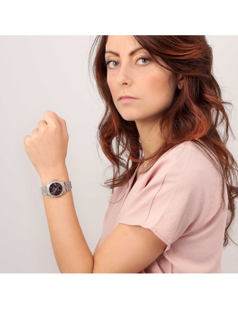 Philip Watch Woman's Watch - Caribe Time and Date 31mm Brown - 0