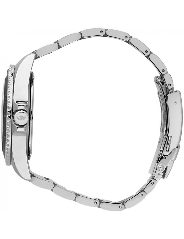 Philip Watch Man Watch - Caribe Mechanical Automatic 42mm Black - Special Pack with Strap Included - 0