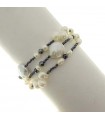 Rajola Woman's Bracelet - Rumba with Blue Spinels and Pearls - 0