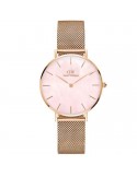Daniel Wellington Woman's Watch - Petite Melrose Pearl 32mm Pink Mother of Pearl - 0