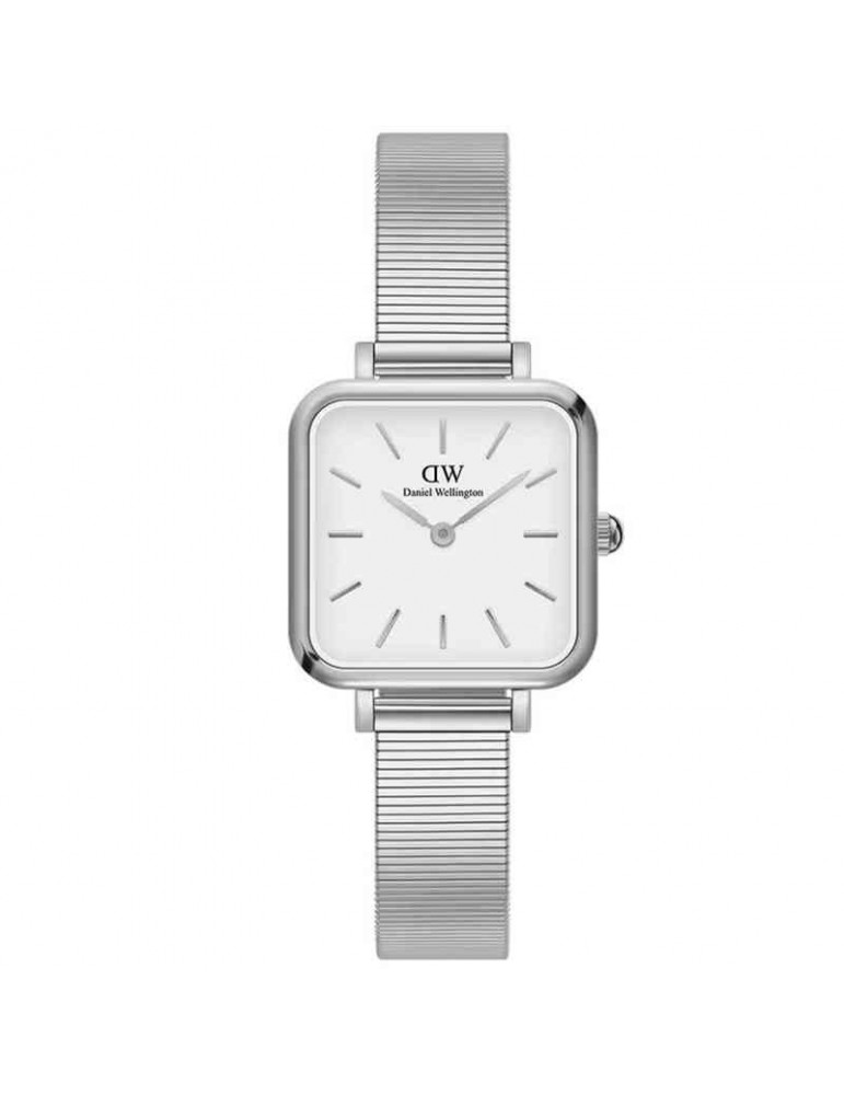 Orologio Daniel Wellington Quadro Studio 22mm Bianco Silver