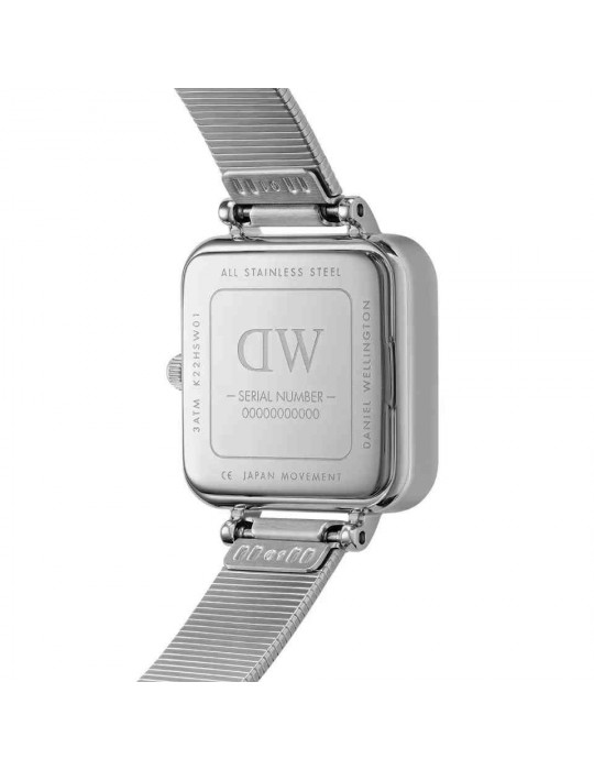 Daniel Wellington Woman's Watch - Studio Square 22x22mm White Silver - 0