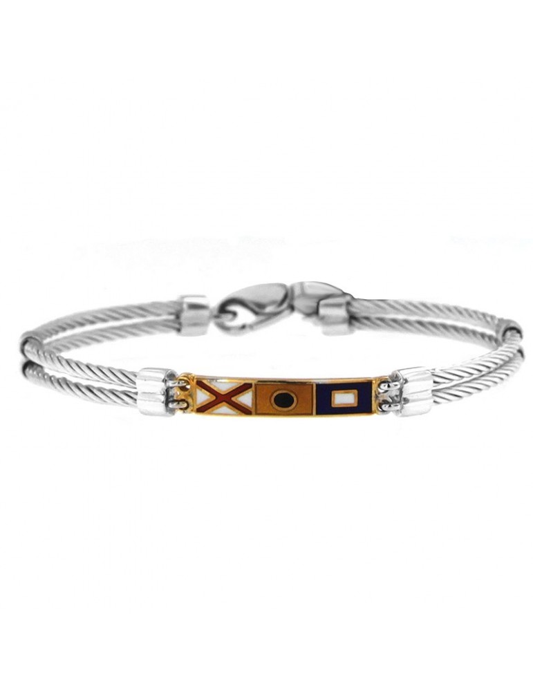 Giovepluvio Man's Bracelet with VIP plate - 0