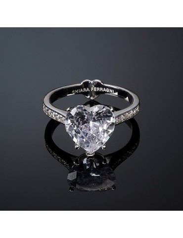 Anello Chiara Ferragni - First Love - Cuore Bianco - 12 - J19AVF01012 2