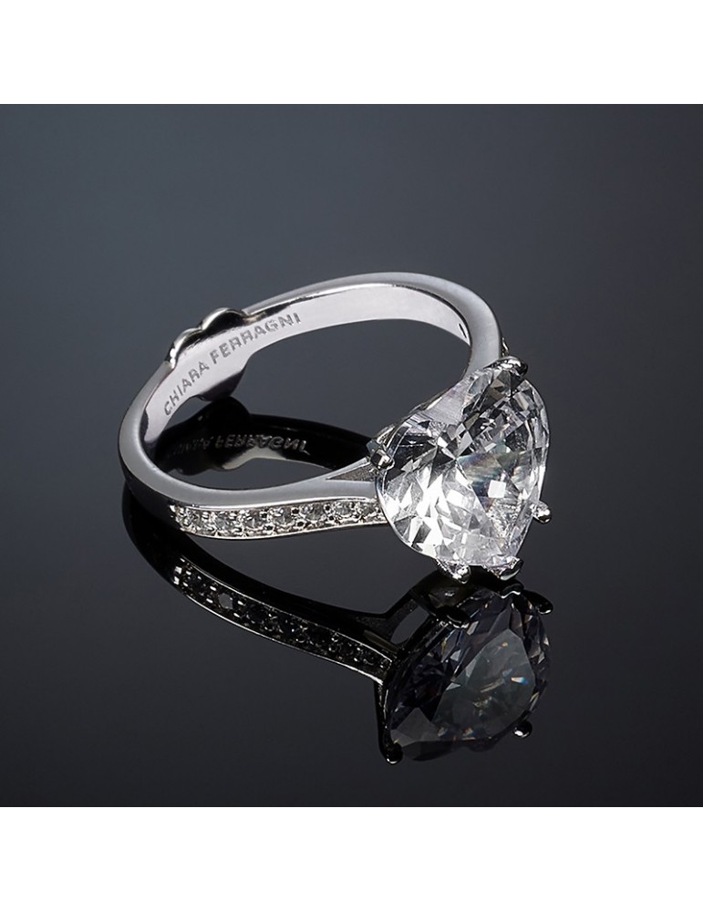 Anello Chiara Ferragni - First Love - Cuore Bianco - 12 - J19AVF01012