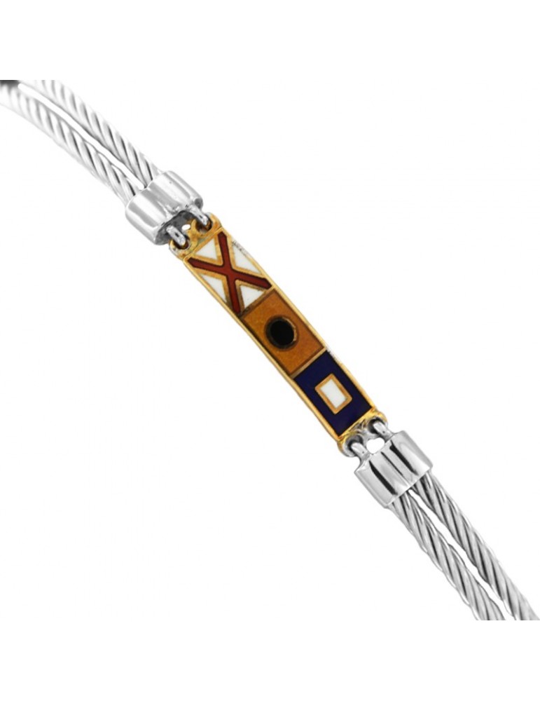 Bracciale Giovepluvio con Piastrina Vip da Uomo - 0