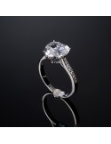 Chiara Ferragni Ring Woman - First Love Silver with White Zircons and White Heart - 14 - 0