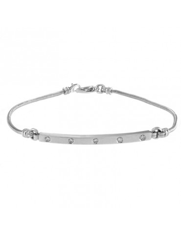 Bracciale Giovepluvio con Diamanti da Uomo - 0