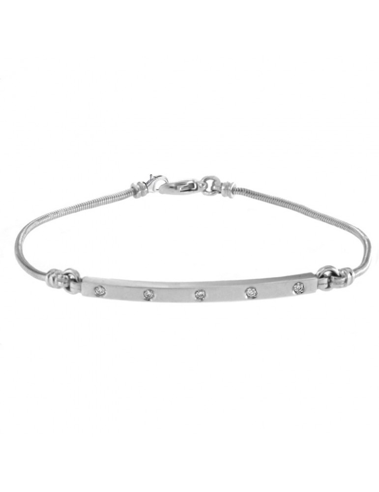 Giovepluvio men's bracelet with diamonds - 0