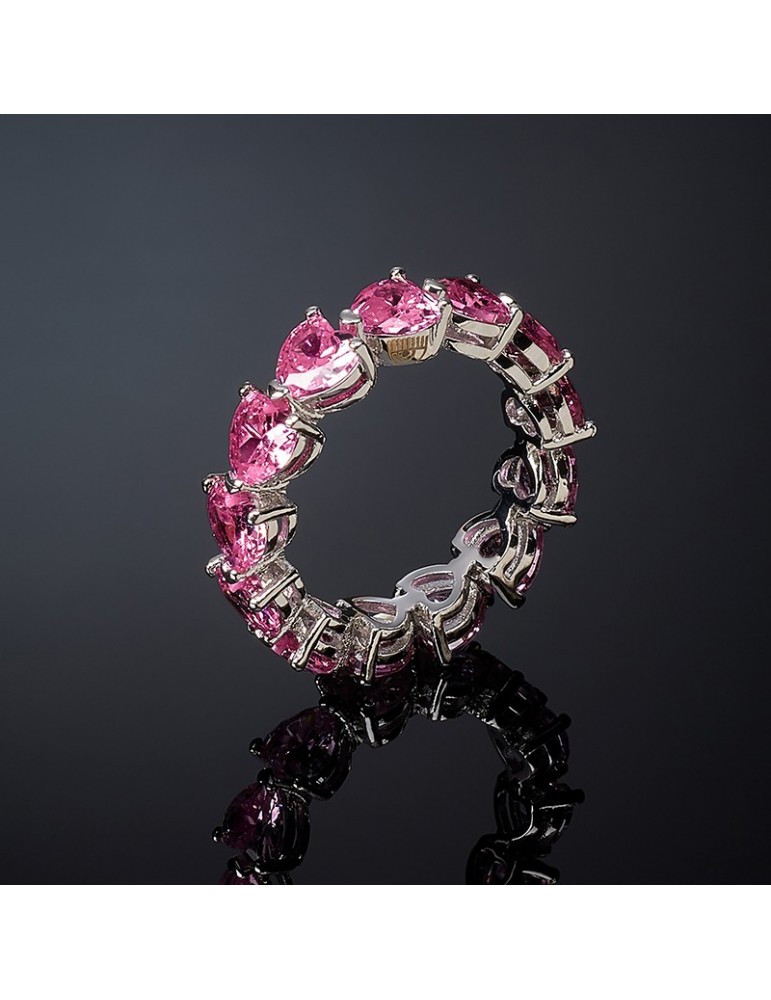 Anello Chiara Ferragni Infinity Love Cuori Rosa 16 J19AVG04016