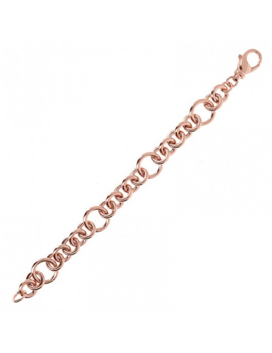 Bronzallure Woman Bracelet - Purity with Rolò and Curb Sweaters - 0