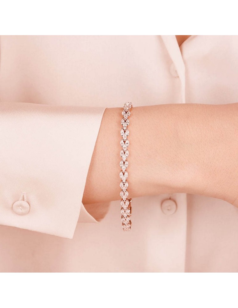 Bracciale Bronzallure - Altissima - Tennis - Cubic Zirconia-WSBZ01855W