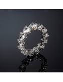 Chiara Ferragni Woman's Ring - Infinity Love Silver with White Hearts - 16 - 0