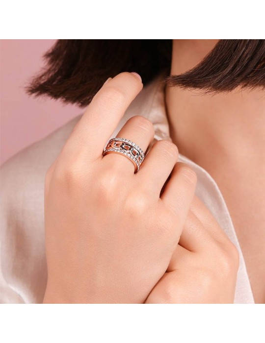 Anello Bronzallure - Altissima - Catena - Misura 14 - WSBZ1838W-16