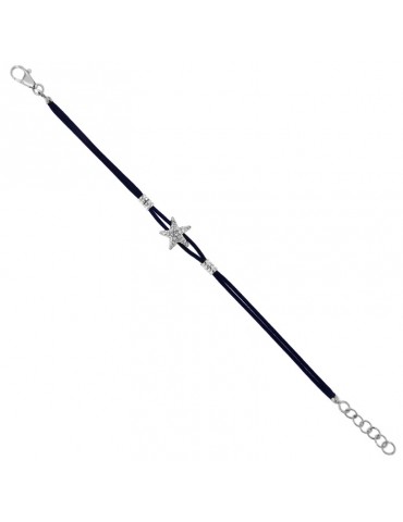 Bracciale Giovepluvio Stella Marina con Diamanti da Uomo - 0