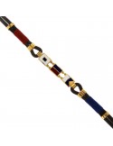 Giovepluvio Man's Bracelet with Flags - 0