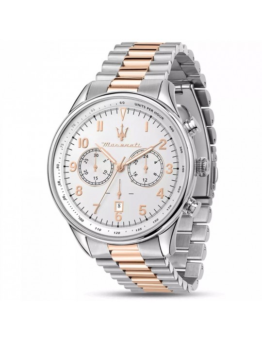 Maserati Men's Watch - Tradition Chronograph 45mm Silver White - 0