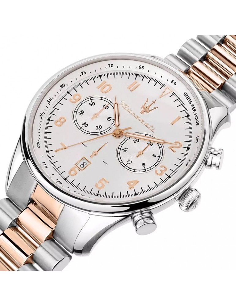 Maserati Men's Watch - Tradition Chronograph 45mm Silver White - 0