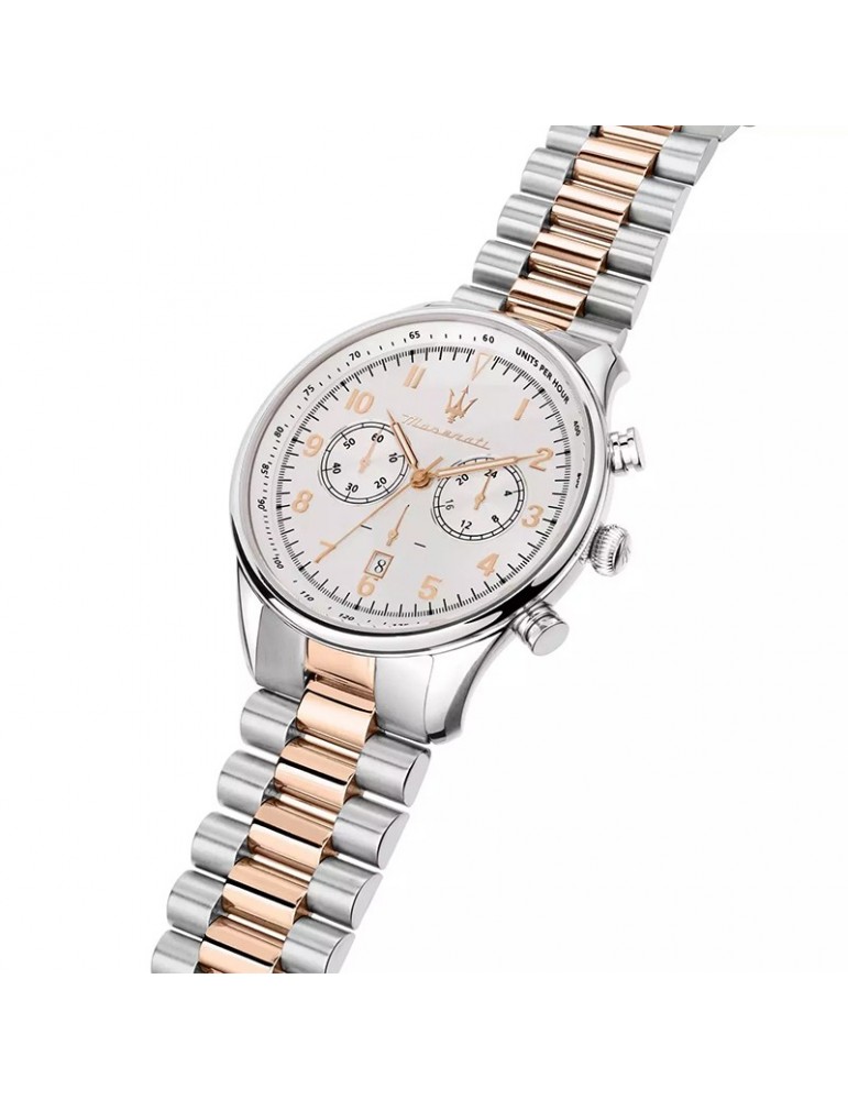 Maserati Men's Watch - Tradition Chronograph 45mm Silver White - 0