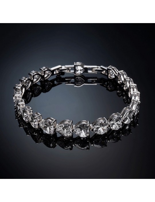 Cavigliera A Forma Di Cuore In Argento, Cavigliera A - Foto 10