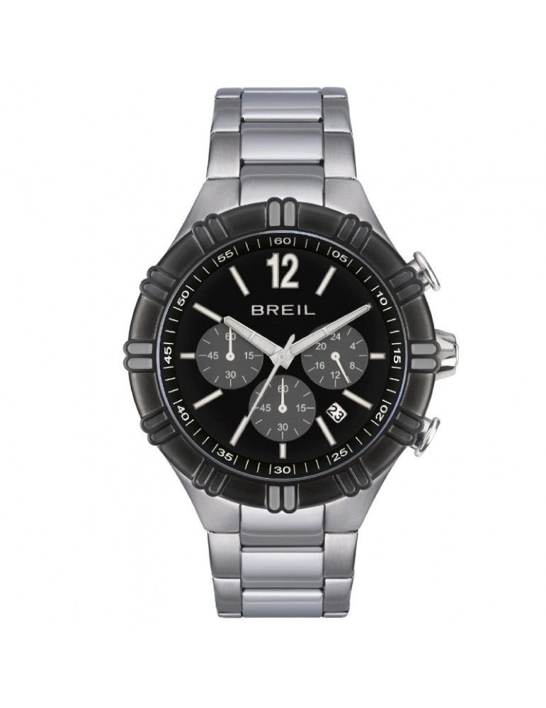 Breil Men's Watch B Rise Chronograph 44mm Black