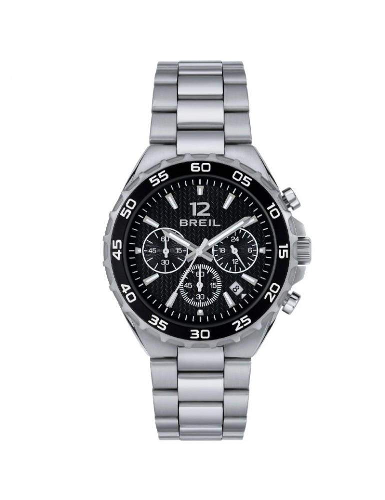 Breil Men's Watch - Highway Chronograph 42mm Black Silver - 0