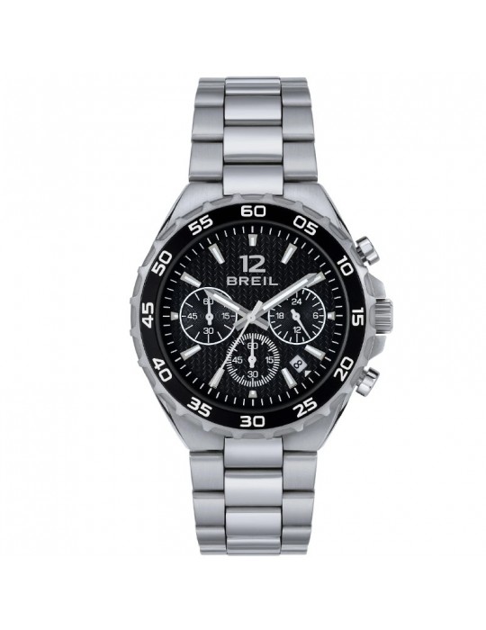 Orologio Breil Uomo - Highway Cronografo - 42mm - Nero Silver - TW1947
