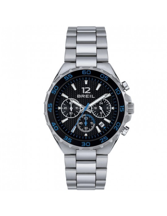 Orologio Breil Uomo - Highway - Cronografo 42mm - Nero Blu - TW1945