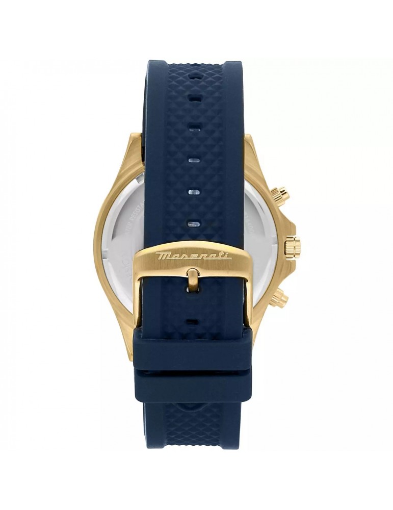 Orologio Maserati Uomo - Sfida Cronografo 44mm Gold Blu - R8871640004
