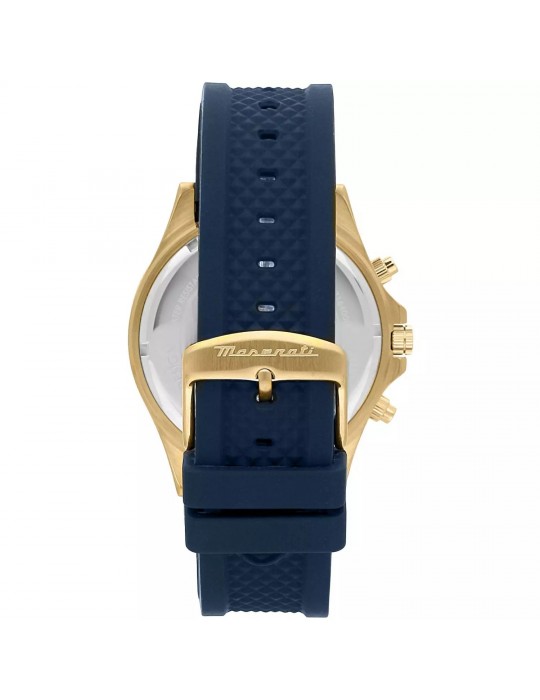 Orologio Maserati Uomo - Sfida Cronografo 44mm Gold Blu - R8871640004