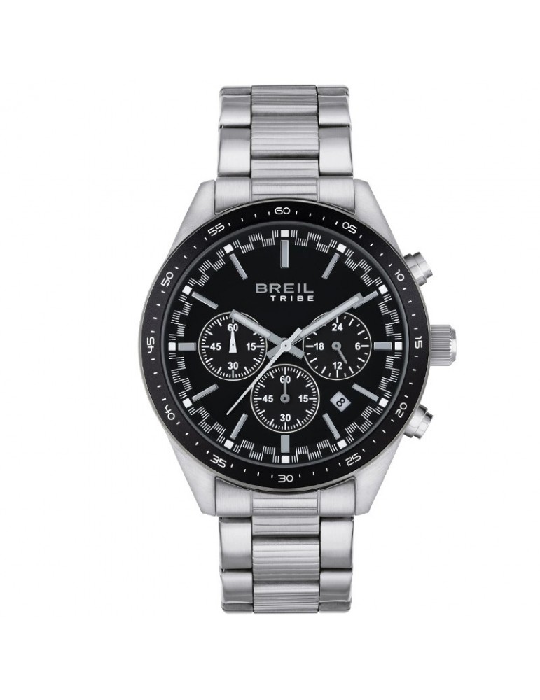 Breil Men's Watch - Fast Chronograph 42mm Black Silver - 0