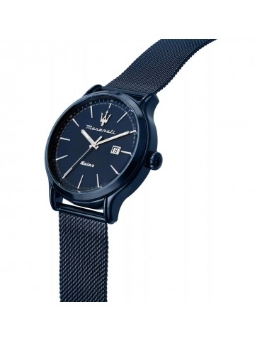 Orologio Maserati Uomo - Solar - Datario - 42mm Blu - R8853149001 2
