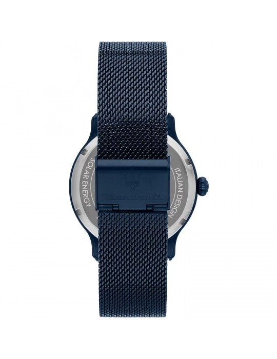 Maserati Men's Watch - Solar Time and Date 42mm Blue - 0