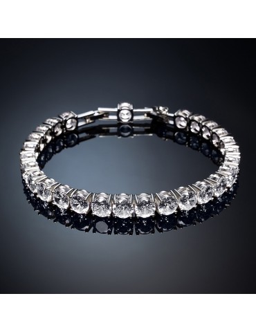 Bracciale Chiara Ferragni - Classic Tennis - Zirconi Bianchi -J19AVJ02
