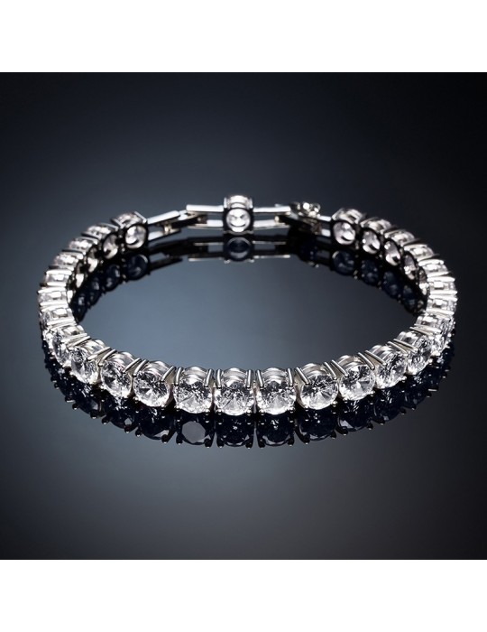 Bracciale Chiara Ferragni - Classic Tennis - Zirconi Bianchi -J19AVJ02