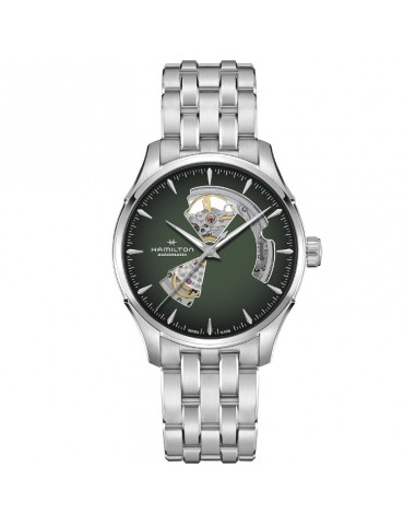 Orologio Hamilton - Jazzmaster  - Open Heart - 40mm Verde - H32675160