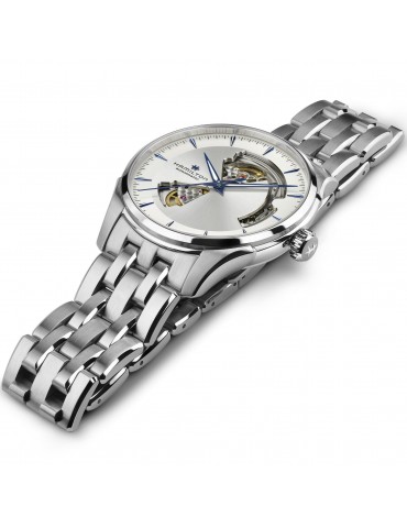 Orologio Hamilton - Jazzmaster - Open Heart - 40mm Argento - H32675150 2