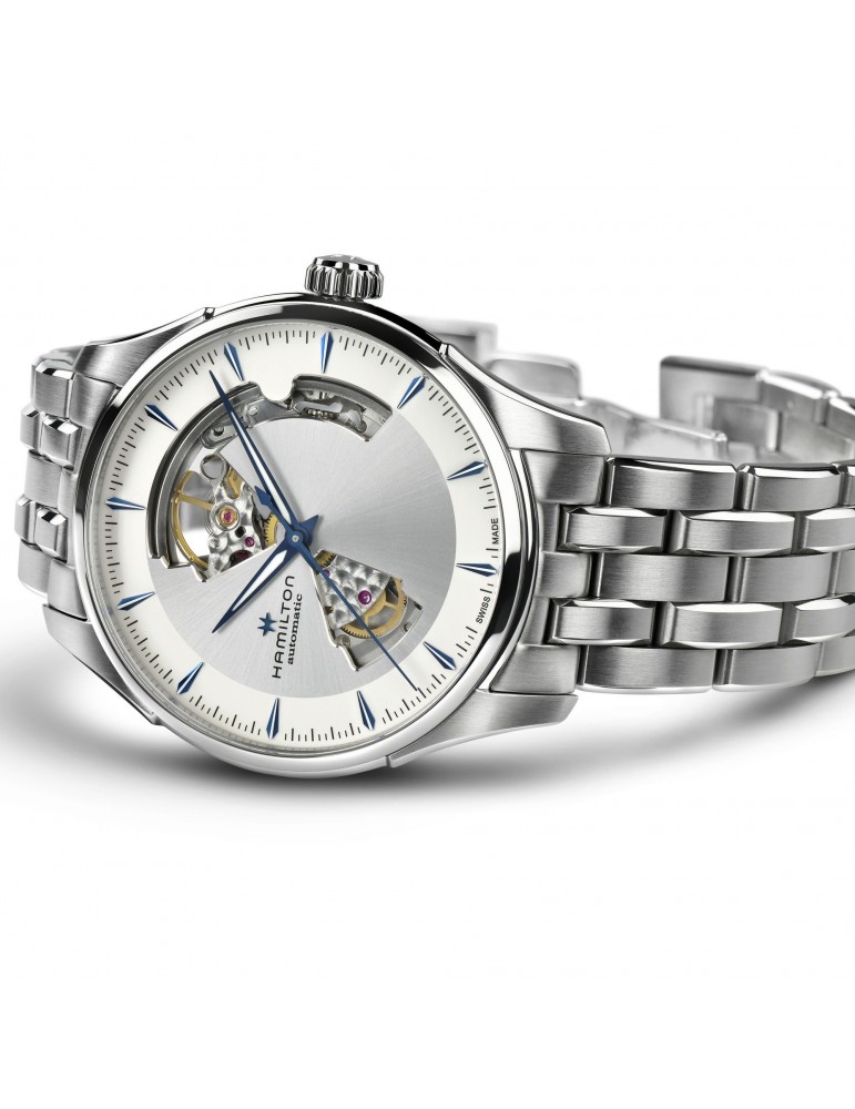 Hamilton Men's Watch - Jazzmaster Open Heart Automatic 40mm Silver - 0
